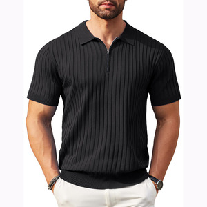 Prix de gros Fabricant pakistanais Dernier style T-shirt polo pour hommes T-shirt en coton et polyester imprimé en couleur unique - Product Image 3