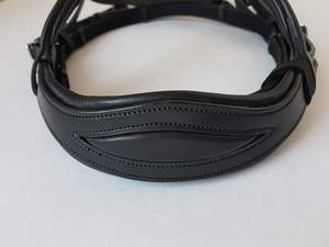 Bridon anatomique haut de gamme pour cheval islandais, en cuir véritable avec embout de tête et bride rembourrés, conçu pour le confort. - Product Image 5