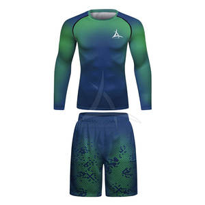 Vêtements de sport de fitness pour hommes Ensemble de shorts de compression sur mesure Service OEM décontracté durable en matière spandex/polyester - Product Image 6