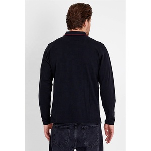 New Season <b>Men's</b> Pique <b>Polo</b> Top <b>Long</b> <b>Sleeve</b> Clean Finish Collared <b>Shirt</b> Golf Business Casualwear Custom Colors <b>Polo</b> <b>Shirt</b> - Product Image 5