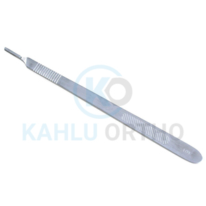 Curettes de poignée de scalpel de chirurgie d'acier inoxydable, poignée de scalpel d'impression de logo personnalisé d'instrument chirurgical par KAHLU ORTHOPEDIC - Product Image 1