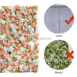 Pannelli Murali di Fiori Artificiali 5D/3D di Lusso OEM, Decorazione Verde per Matrimoni, Feste e Casa - Product Image 4