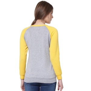 Wholesale 100% Cotton Quick Dry <b>Women's</b> Sweatshirt Best Design Custom Color <b>Fleece</b> Breathable with Print <b>Pattern</b> French Fabric - Product Image 4