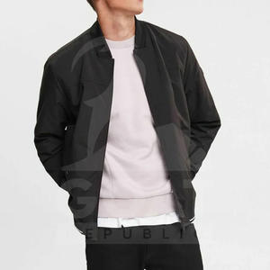 Veste bomber en toile de haute qualité, à col montant, avec logo sur le devant, pour homme, chaude, pour l'extérieur, coupe classique, vente chaude - Product Image 6