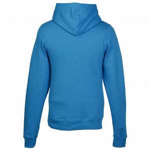 OEM 100% coton polaire coupe-vent coupe régulière pulls à capuche hiver motif solide doublé à capuche fermeture éclair sweats pour hommes - Product Image 5