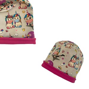 หมวกยูนิคอร์นผู้หญิงแบบใส่กลับด้านได้ทำด้วยมืออุปกรณ์เสริมที่สมบูรณ์แบบสำหรับสองด้านน้ำหนักเบาทำจากผ้าฝ้าย100% - Product Image 1