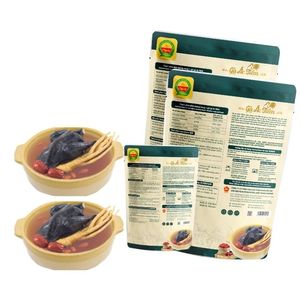 Slow-Cooked Black Chicken & Ginseng <b>Ready</b>-<b>to</b>-<b>eat</b> Soup Vietnam Supplier Asian Food ISO HACCP Certified Healthy OEM Customizable - Product Image 2