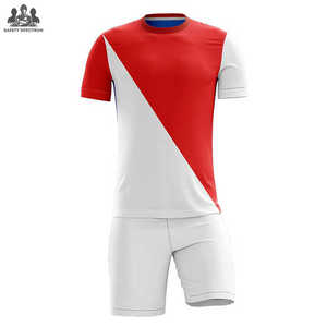 ชุดฟุตบอลแขนสั้นสำหรับผู้ชายและผู้หญิง |   ชุดกีฬา |   ผ้าระบายอากาศ แห้งเร็ว รับผลิตแบบ OEM |   สีที่ปรับแต่งได้ - Product Image 2