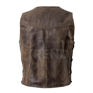 Chaleco de Motociclista para Hombre, Casual, Elegante, de Alta Calidad, Nueva Colección, Cuero Genuino, Transpirable, Ligero, Ropa de Invierno para Motociclistas - Product Image 6