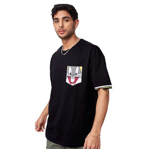 Camisetas de Manga Corta para Hombre en Oferta, Color Negro, Algodón y Poliéster, para Adultos, con Diseño Impreso Personalizado - Product Image 3