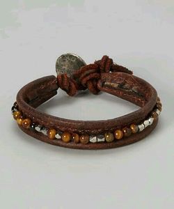 Wholesale Punk Jewelry Genuine <b>Leather</b> <b>Bracelets</b> for <b>Men</b> in Black and Brown Color Stocks Sale Classic <b>Leather</b> Cuff <b>Bracelet</b> - Product Image 4