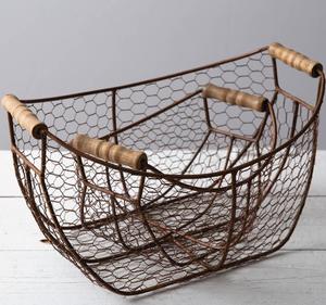 Classic Stylish Wholesale Iron <b>Wire</b> Fruit <b>Basket</b> - Customizable Kitchen Organizer for Food <b>Storage</b> - Product Image 3