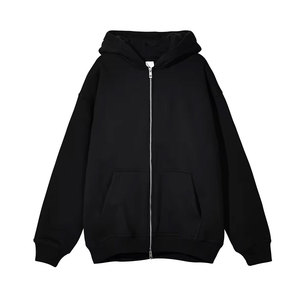 Sweat à capuche quantité minimale de commande uni blanc 500 Gsm pull surdimensionné sweats à capuche et sweat-shirts surdimensionnés pour hommes pour unisexe - Product Image 1