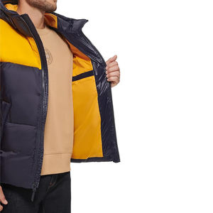 Chaquetas acolchadas para hombre, abrigo de invierno cálido ligero, repelente al agua cortavientos, chaqueta empacable acolchada aislada, servicio OEM - Product Image 4