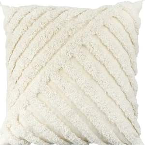 Unique Striped Embroidered Pillow Covers Add Decorative Stitch Detailing to Classy Style Bedrooms & <b>Sofas</b> <b>Cheap</b> Price - Product Image 5