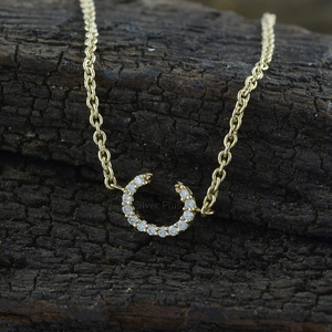 Último diseño 14K oro sólido diamante inicial pulsera personalizada letra oro pulsera para mujer - Product Image 5