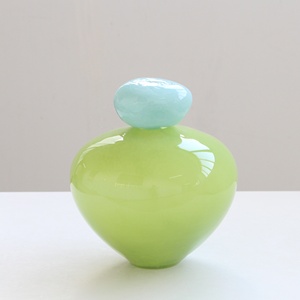 Vases en verre soufflé à la bouche Bixuan, couleur bonbon, avec dessus en galets, <span class=keywords><strong>vase</strong></span> <span class=keywords><strong>de</strong></span> <span class=keywords><strong>table</strong></span>, porte-fleurs, décoration moderne et ludique pour la maison, <span class=keywords><strong>centre</strong></span> <span class=keywords><strong>de</strong></span> <span class=keywords><strong>table</strong></span> pour <span class=keywords><strong>mariage</strong></span> - Product Image 4