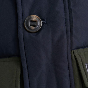 Manteau en duvet d'hiver coupe-vent pour hommes Veste parka d'hiver longue et chaude avec col en fourrure Veste parka épaisse - Product Image 6