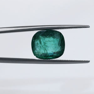 Mejor Precio, Esmeralda Zambiana 100% Natural, 6.08 Quilates, Corte Cojín, Color Verde Azulado, Piedra de Nacimiento de Mayo para Hacer Anillos y Colgantes - Product Image 3