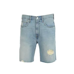 Best Custom Denim shorts for men loose fitting straight tube casual stretch denim pants for men Manufacturer From Bangladesh