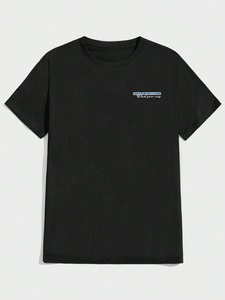 T-shirt pour homme en coton 100% imprimé personnalisé, délavé à l'acide vintage, impression numérique douce, manches courtes, col rond, respirant, coupe régulière - Product Image 5