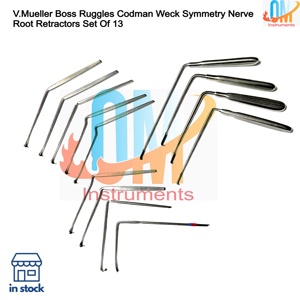 ชุดเครื่องมือถ่างเส้นประสาท 13 ชิ้น ยี่ห้อ V. Mueller Boss Ruggles Codman Weck Symmetry ผลิตจากเหล็กกล้าไร้สนิมเกรดทางการแพทย์ ได้รับการรับรองมาตรฐาน CE - Product Image 2