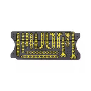 Superventas Durable CE certificado Mini fragmentos 2,7mm placa de bloqueo de acero inoxidable conjunto de instrumentos ortopédicos quirúrgicos - Product Image 3