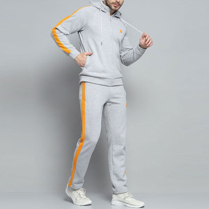 400GSM Taille adulte Slim Fitted Eco Friendly Men Sweat Suit Set Livraison rapide Handsome Look Mid Weight Men's Tracksuit - Product Image 2