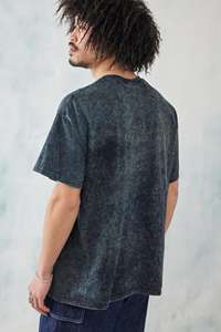 T-shirt surdimensionné pour hommes, coupe boxy, délavé à l'acide, 100% coton, jersey de haute qualité, épaules tombantes, uni, 3D, vintage, grande taille, haute qualité - Product Image 3