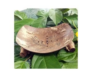 Plateaux à savon à prix compétitif en coquille de noix de coco un porte-savon durable - Product Image 1