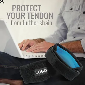 Attelle de soutien du coude en néoprène avec coussin de compression, fixation articulaire flexible, protection pour le sport - Product Image 5