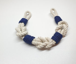 Noeuds nautiques personnalisés cordon en coton avec marine Wrap retenue de rideau récif corde torsadée embrasse les attaches de cordon - Product Image 5