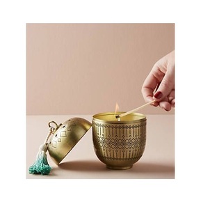 Bougeoirs votifs en métal au design moderne avec un savoir-faire exquis pour une ambiance élégante et un cadre confortable - Product Image 2