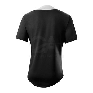 Jersey de botón personalizado de alta calidad Jersey de botón transpirable de secado rápido en Jersey de tamaño adulto personalizado - Product Image 3