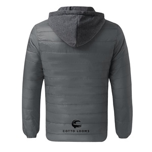 Nueva chaqueta acolchada cálida con capucha de moda de alta demanda para hombre personalizada ligera OEM ODM moda Premium 2025 prendas de vestir exteriores con estilo - Product Image 4