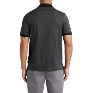 Polo à manches courtes 100% coton de haute qualité pour hommes, t-shirts blancs d'été personnalisés à motif solide pour col polo tricoté - Product Image 3