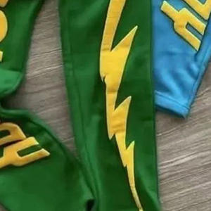 Pantalon de survêtement évasé personnalisé de haute qualité pour hommes joggers en coton décontracté décoration de broderie taille élastique foncé anti-rides lâche - Product Image 5