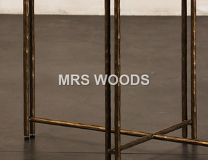 MRS WOODS Mesas de <span class=keywords><strong>consola</strong></span> industriales de lujo Bandeja dorada <span class=keywords><strong>Mesa</strong></span> de <span class=keywords><strong>consola</strong></span> estrecha Entrada - Product Image 3