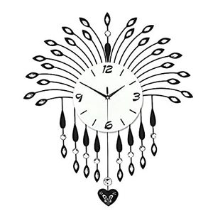 Good Selling Iron <b>Clock</b> <b>Wall</b> Art Hotel Home Office Bedroom Handmade <b>Decorative</b> Geometric Floral Design Luxury Metal <b>Wall</b> - Product Image 1