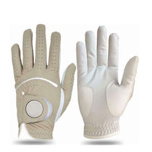 Bonne vente vente entière Cabretta gants de golf en cuir véritable en peau de mouton avec logo personnalisé vêtements de sport gants de golf - Product Image 3