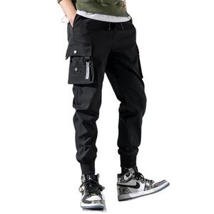 Hot Selling Men's Streetwear Hip Hop Cargo Pants Men's Multiple Pockets Trousers Cargo Pants for Men - Product Image 1