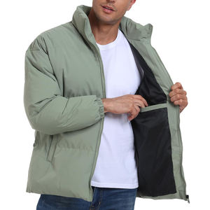 Chaqueta de Invierno para Hombre de Alta Calidad, Impermeable, Transpirable, Aislante, Resistente al Viento, Diseño Acolchado, Cierre de Cremallera, Tallas Grandes, para Uso en Exteriores - Product Image 4