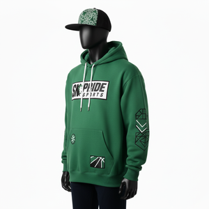 Sudadera con Capucha Básica de Felpa de Chenilla Sólida Bordada de Invierno Ecológica Personalizada con Parches de PVC, Precio al por Mayor OEM 2026 - Product Image 4