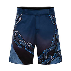Short MMA de haute qualité avec impression de logo personnalisé pour hommes Short de grappling en coton avec un bon design pour adultes Vêtements d'arts martiaux - Product Image 1