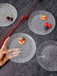 Elegante juego de platos de vidrio de primera calidad | Diseño cristalino para cena y Servicio | Ideal para uso en el hogar, hotel y eventos - Product Image 6