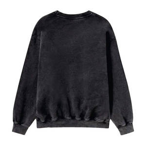 เสื้อสเวตเชิ้ตผู้ชายผ้าคอตตอนผสมคุณภาพสูง สีพื้น ผ้าฟลีซสำหรับฤดูหนาว ขายส่ง MOQ ต่ำ จัดจำหน่ายจากโรงงาน - Product Image 2