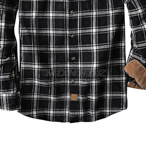 Camisa de Cuadros de Algodón de Alta Calidad para Hombre, Moderna, con Botones, Ideal para Camisa y con Logotipo Personalizado - Product Image 6