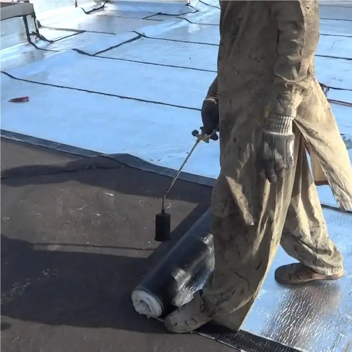 XINC 4 mm SBS sıcak satış alüminyum Film modifiye asfalt su geçirmez membran çatı Underlayment için su yalıtımı