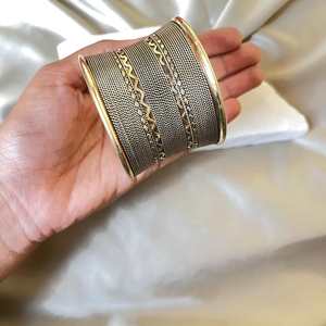 Brazalete de latón crudo de 69mm, brazalete de incrustaciones, brazalete de canal en blanco, pulsera ancha hecha a mano, latón crudo - Product Image 3