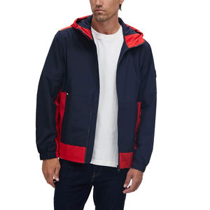 2025 nouvelle mode léger hommes coupe-vent personnalisé imperméable extérieur Softshell veste fermeture éclair respirant Soft Shell vêtements - Product Image 1